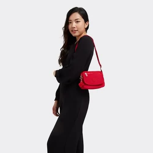Kipling Women's Sabian Mini Crossbody Bag Red Rouge | Lightweight Everyday Purse, Shoulder Bag (2 L) thumbnail 2