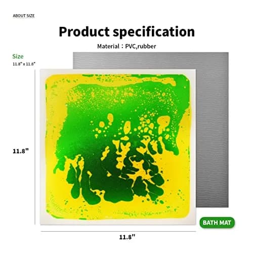 LONGKING Sensory Tiles for Children 12" x 12" | Liquid Floor Tiles for Sensory Play thumbnail 6