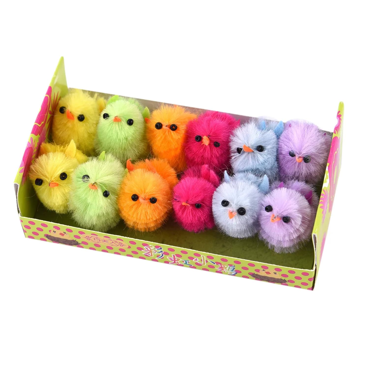 TUPARKA 36Pcs Mini Easter Chicks 1.2" Vibrant Colors | ASTM Tested Safe Plush Toy - view 3