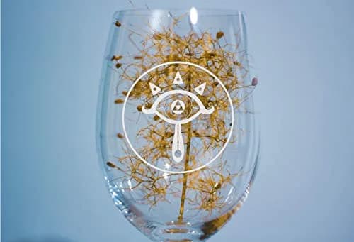 Hat Shark Truthful Eye Legendary Royal Ninja Tribe Video Game Parody - Laser Engraved Stemless Wine Glasses | 21 oz Dishwasher Safe thumbnail 3