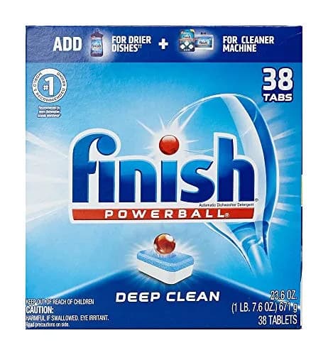 Finish All in 1 Dishwasher Tablets 38 Count | Deep Clean & Shine for Indian Kitchens thumbnail 1