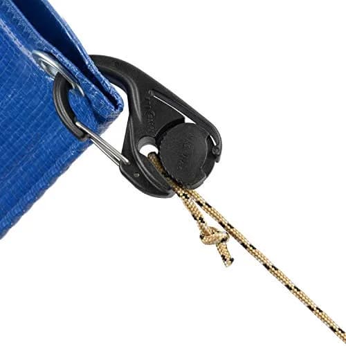 Nite Ize CamJam Cord Tightener with Carabiner Clip - Plastic Carabiner & Stainless Steel Lock - Utility Rope & Cord Tightener - Black thumbnail 5