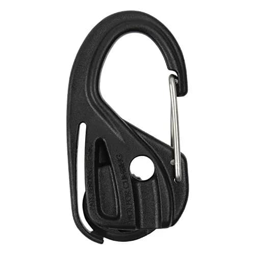 Nite Ize CamJam Cord Tightener with Carabiner Clip - Plastic Carabiner & Stainless Steel Lock - Utility Rope & Cord Tightener - Black thumbnail 3