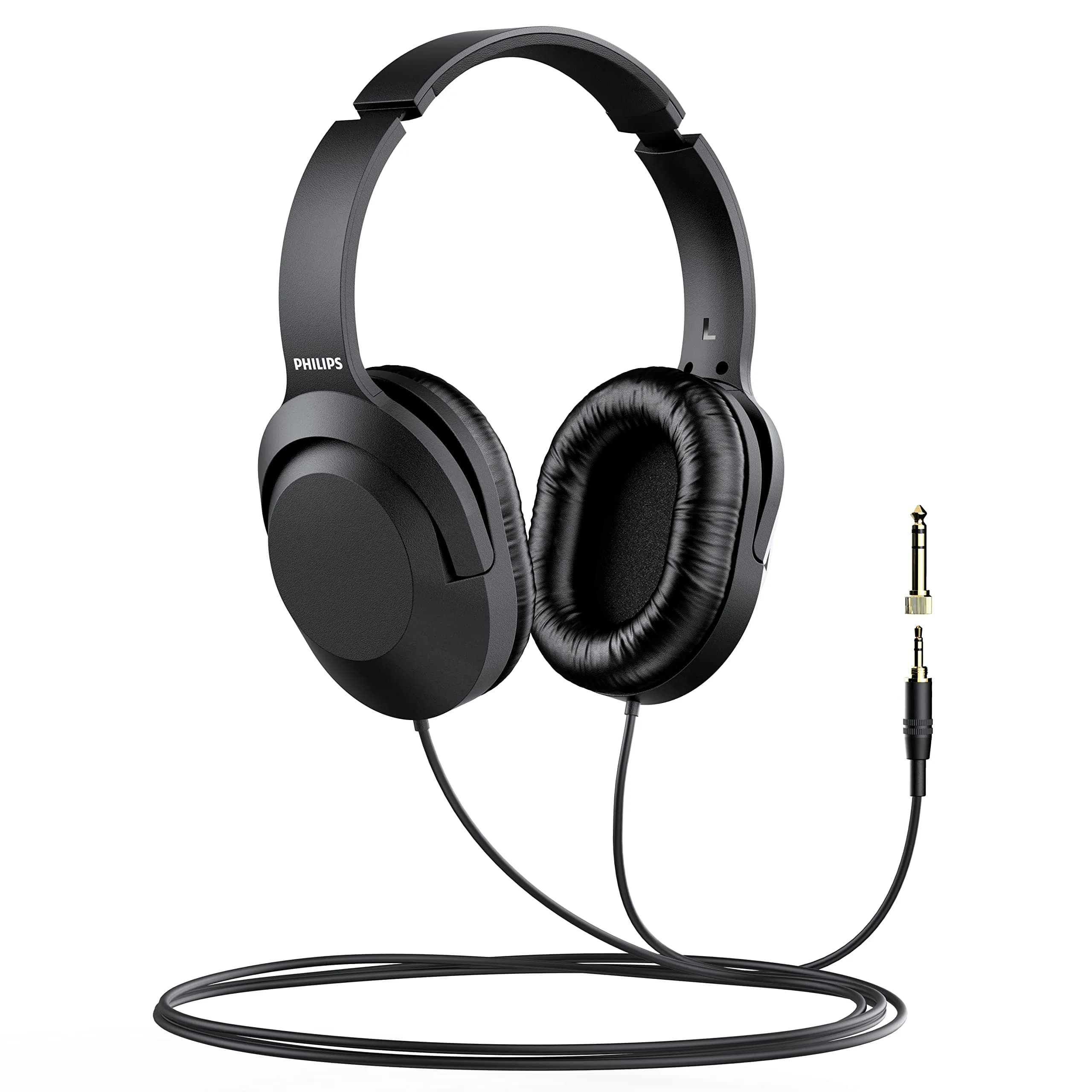 Philips Over Ear Wired Stereo Headphones with 6.3mm Adapter | 40mm Drivers for Clear Sound - view 7