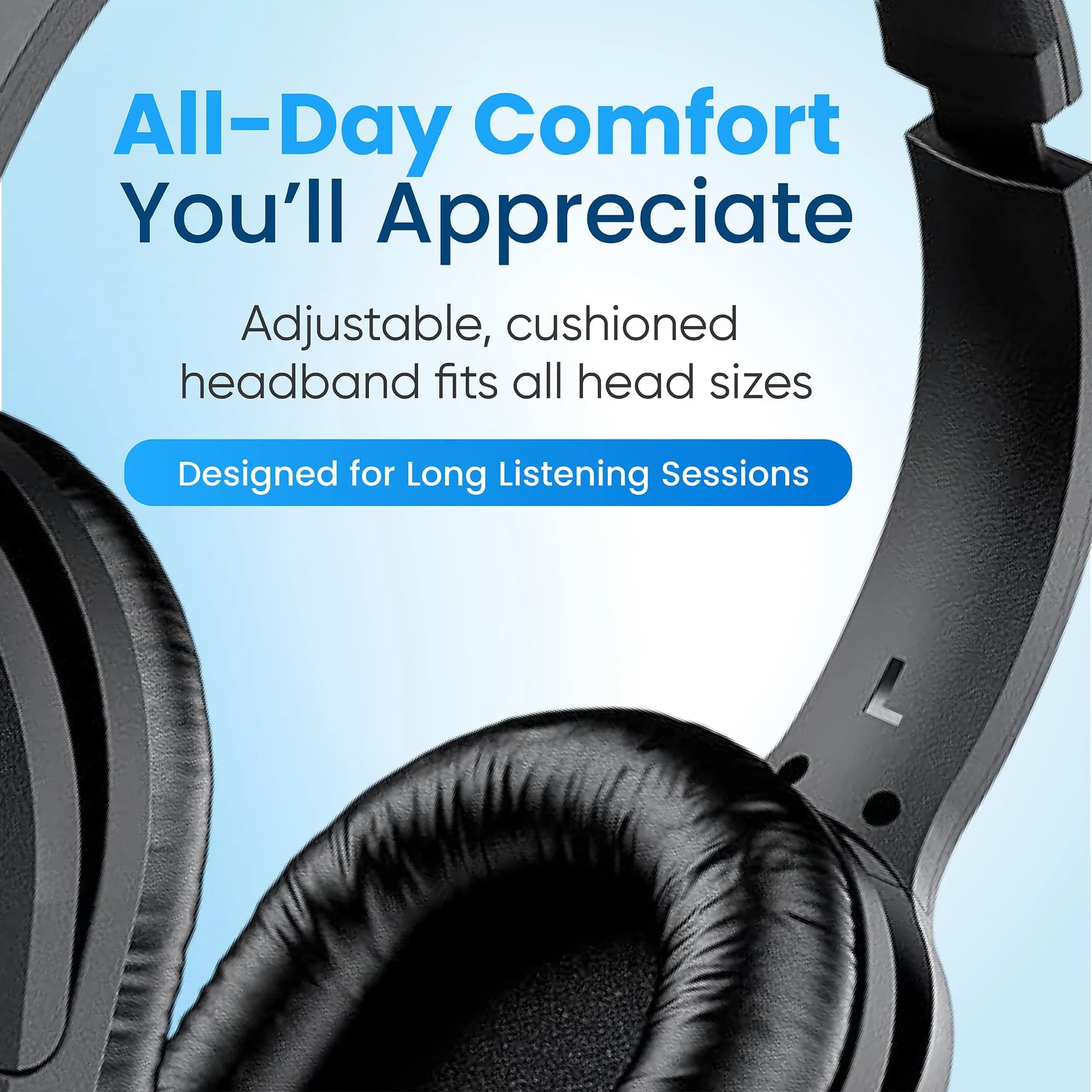 Philips Over Ear Wired Stereo Headphones with 6.3mm Adapter | 40mm Drivers for Clear Sound - view 4