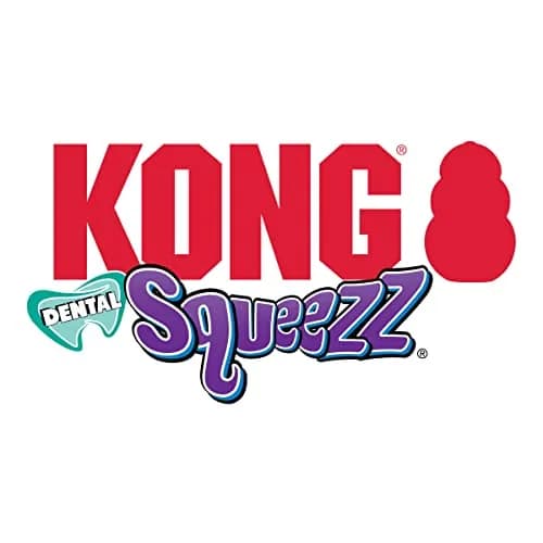 KONG Squeezz Dental Stick Dog Toy for Medium/Large Dogs | Cleans Teeth & Gums thumbnail 5