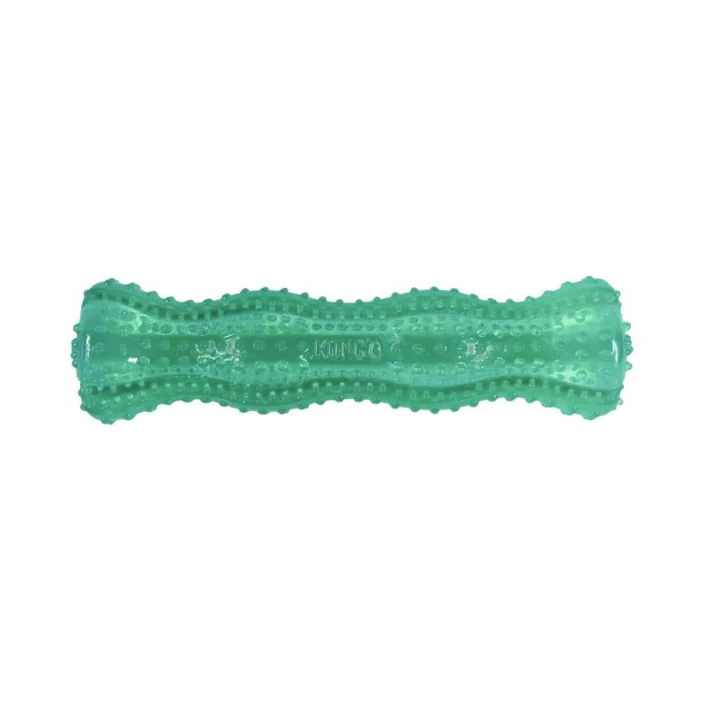 KONG Squeezz Dental Ball for Medium/Large Dogs | Flexible Teeth Cleaning Chew Toy — Stick