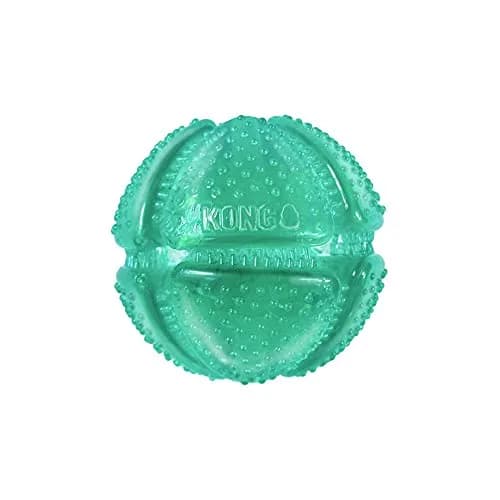 KONG Squeezz Dental Ball for Medium/Large Dogs | Flexible Teeth Cleaning Chew Toy thumbnail 1