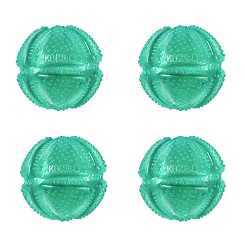KONG Squeezz Dental Ball for Medium/Large Dogs | Flexible Teeth Cleaning Chew Toy thumbnail 5