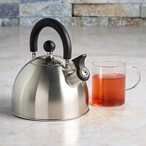 Primula Stewart Whistling Tea Kettle 1.5-Quart (1.42 L) | Fast Boil Stainless Steel Stovetop Kettle thumbnail 9
