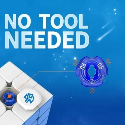 GAN 356 M Frosted Speed Cube 3x3 Magnetic Puzzle for Kids | Magnetic, Stickerless, 2020 Model thumbnail 2