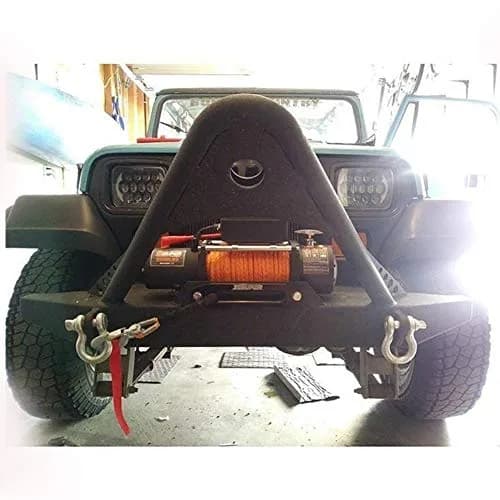 ZESUPER Universal 10" Aluminium Winch Hawse Fairlead for 8000-13000LBS Winch | Aluminium, Synthetic Rope Compatible thumbnail 8