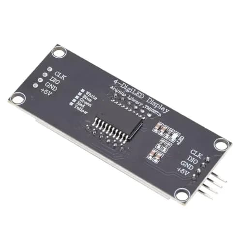 Hyuduo 4-Digit 7-Segment LED Display Module with TM1637 IC, Blue LEDs | Raspberry Pi Compatible thumbnail 8