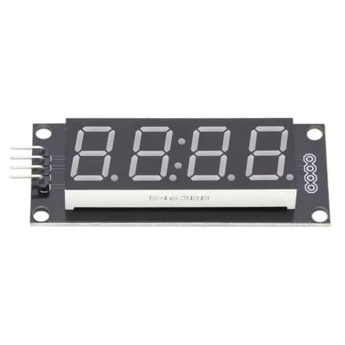 Hyuduo 4-Digit 7-Segment LED Display Module with TM1637 IC, Blue LEDs | Raspberry Pi Compatible thumbnail 3