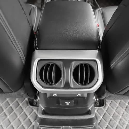 RT-TCZ Rear AC Vent Cover Trim for Jeep Wrangler JLU 2018-Present & Gladiator JT 2020-Present Silver (1 pc) thumbnail 7