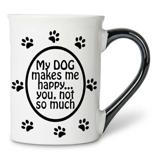 Cottage Creek Ceramic Dog Coffee Mug 16oz | Funny Dog Lover Gift for Men & Women thumbnail 1