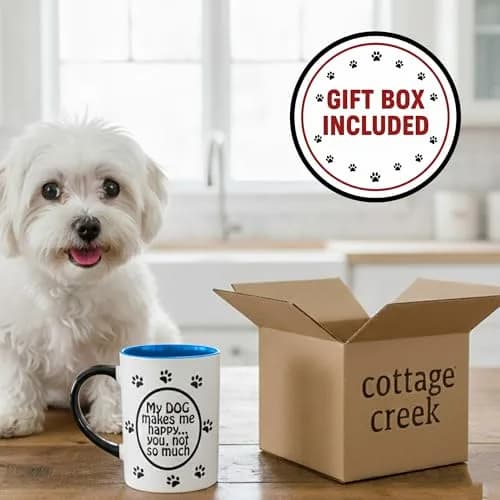 Cottage Creek Ceramic Dog Coffee Mug 16oz | Funny Dog Lover Gift for Men & Women thumbnail 5