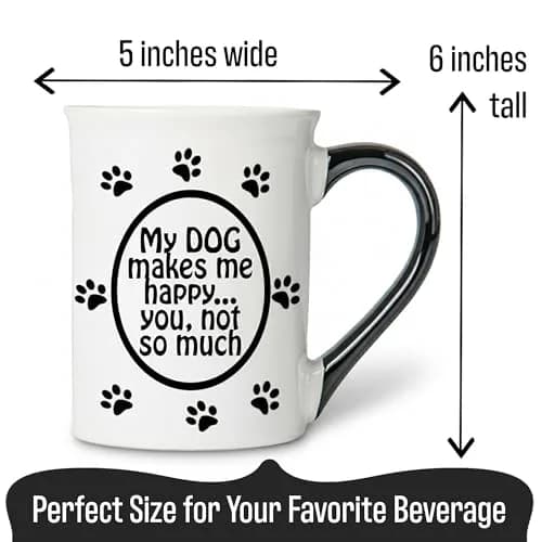 Cottage Creek Ceramic Dog Coffee Mug 16oz | Funny Dog Lover Gift for Men & Women thumbnail 4