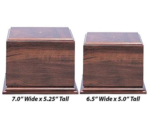 On Top Awards 5" Tall Cherry Finish Particle Wood Trophy Base | Perpetual Award Platform (6.5x6.5x6) thumbnail 3