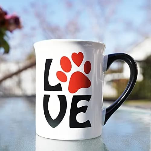 Cottage Creek Ceramic Dog Mom Coffee Mug, 16oz Pawprint | Dog Lover Gift for Women & Men thumbnail 9