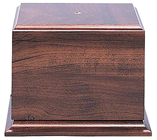 On Top Awards - 5.25" Tall Cherry Finish Particle Wood Trophy Base | Perpetual Award Stand (70-120 chars) thumbnail 2