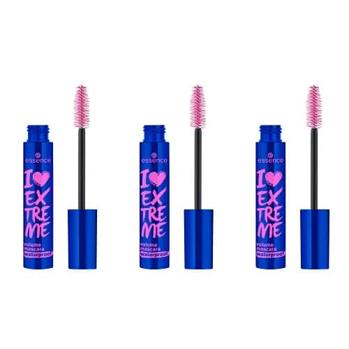 essence I Love Extreme Volume Mascara Waterproof (Pack of 3) | Vegan & Cruelty Free thumbnail 1
