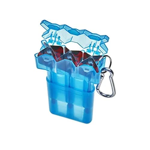 Casemaster Nomad Adjustable Dart Case Neon Blue | Portable, Moisture-Resistant, Fits 3 Darts thumbnail 2