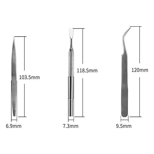 ideanovo Stainless Steel Tick Remover Tool Kit with Pouch | 1 Kit thumbnail 3