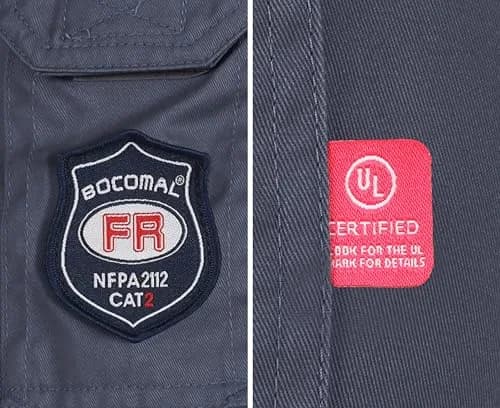 BOCOMAL Men's Flame Resistant Cargo Pants 32W x 30L | NFPA 2112 Certified, Water & Oil Resistant thumbnail 7
