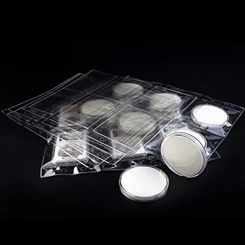 Jomevia Coin Sleeves coin pocket pages insert Sheets for Coin Stamp Currency Collection | 6 Pocket Coin Pages 10 Sheets PVC Transparent thumbnail 4