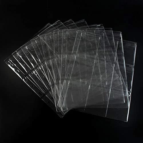 Jomevia 9 Pocket Coin Pages 10 Sheets | Coin & Stamp Storage with Flap & Loop (70-120 chars) thumbnail 3