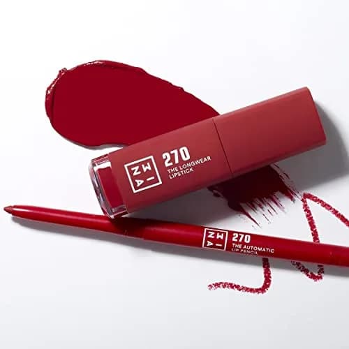 3INA The Longwear Lipstick - Matte Lipstick for Women - Moisturizing with 12-Hour Long Wear - Transfer-Proof and Highly Pigmented - 0.23 oz | Matte Finish, Hydrating, Long Lasting thumbnail 5