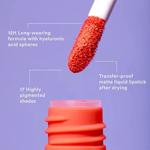 3INA The Longwear Lipstick - Matte Lipstick for Women - Moisturizing with 12-Hour Long Wear - Transfer-Proof and Highly Pigmented - 0.23 oz | Matte Finish, Hydrating, Long Lasting thumbnail 3