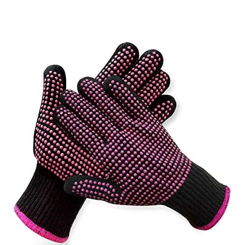 AFT90 Professional Heat Resistant Styling Gloves 24cm (9.4in) | Protects Hands from Hot Tools — 1 Pair