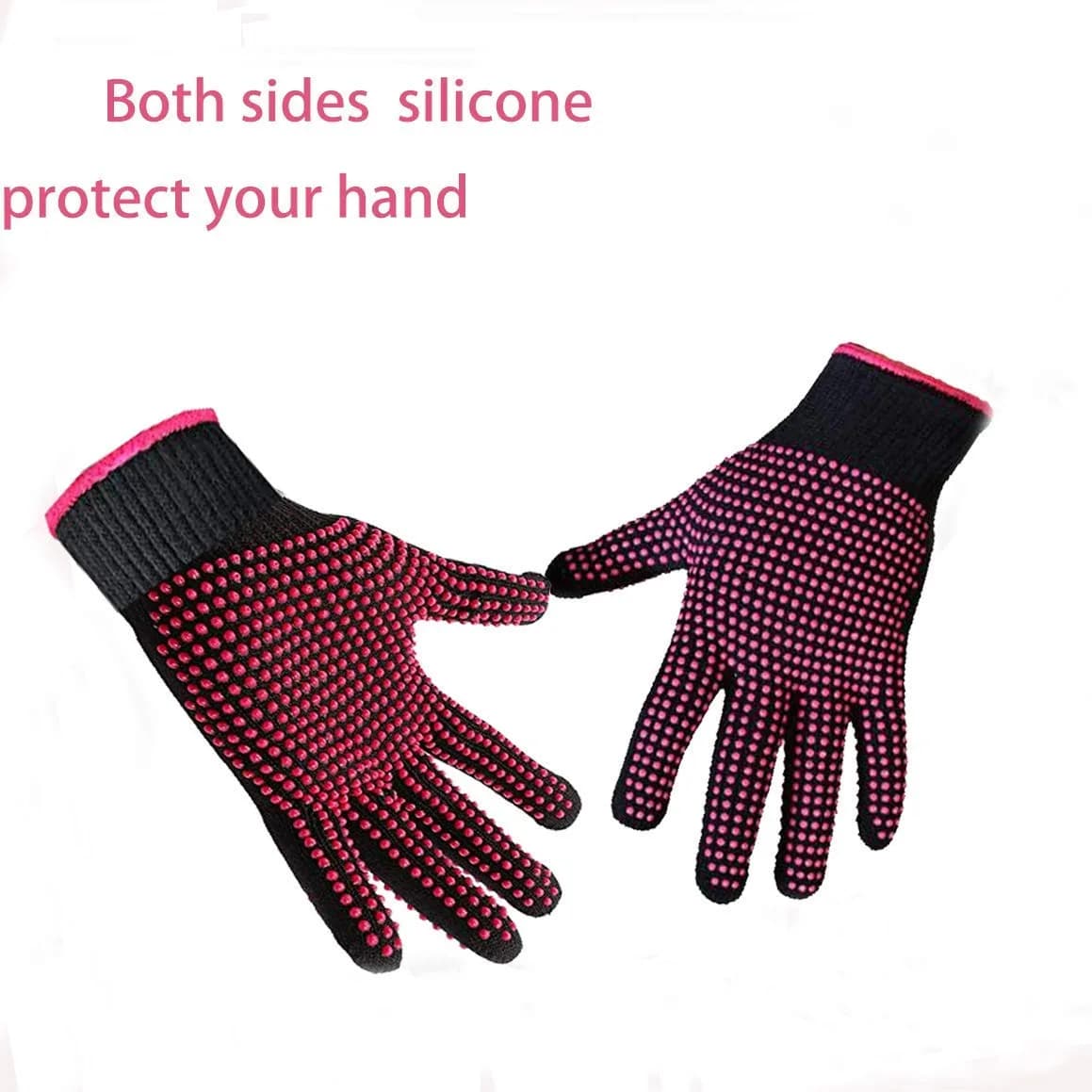 AFT90 Professional Heat Resistant Styling Gloves 24cm (9.4in) | Protects Hands from Hot Tools - view 7