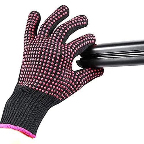 AFT90 Professional Heat Resistant Styling Gloves 24cm (9.4in) | Protects Hands from Hot Tools thumbnail 2