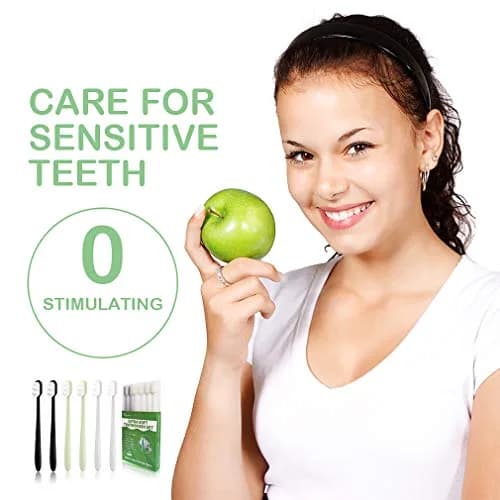 EasyHonor Extra Soft Toothbrush 6 Pack | 20000 Micro Bristles for Sensitive Gums thumbnail 7