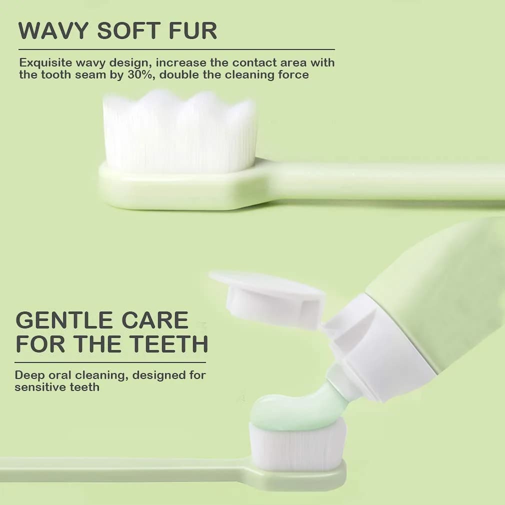 EasyHonor Extra Soft Toothbrush 6 Pack | 20000 Micro Bristles for Sensitive Gums - view 8