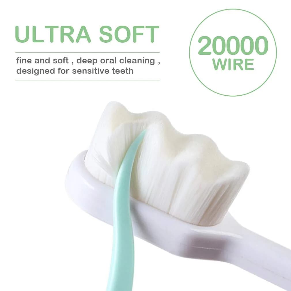 EasyHonor Extra Soft Toothbrush 6 Pack | 20000 Micro Bristles for Sensitive Gums - view 2