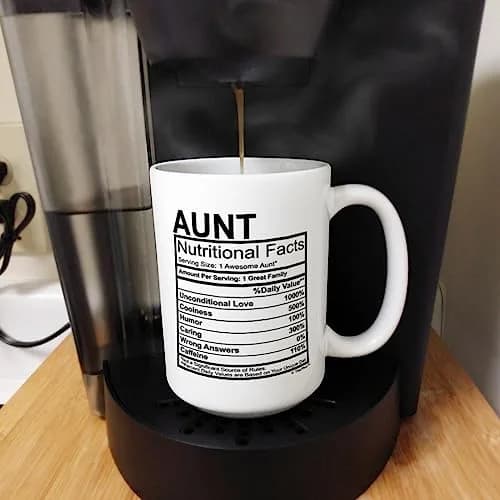ThisWear Aunt Uncle Nutritional Facts Label 15oz Coffee Mug - 2 Pack | Funny Gift for Aunt & Uncle thumbnail 6