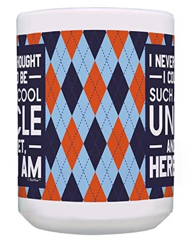 ThisWear Uncle Aunt Bundle Never Thought Be Cool 15oz Coffee Mug - 2 Pack | Large 15 Ounce Ceramic Drinkware thumbnail 4