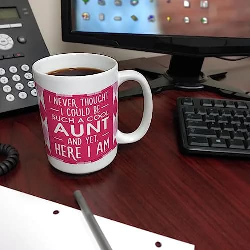 ThisWear Uncle Aunt Bundle Never Thought Be Cool 15oz Coffee Mug - 2 Pack | Large 15 Ounce Ceramic Drinkware thumbnail 7