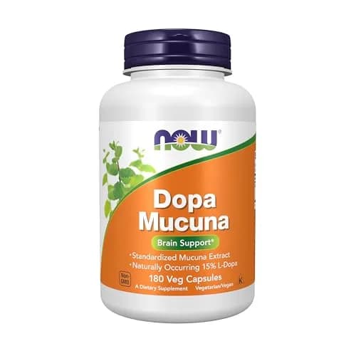 NOW DOPA Mucuna 180 Veg Caps | Supports Dopamine Production & Wellness thumbnail 1