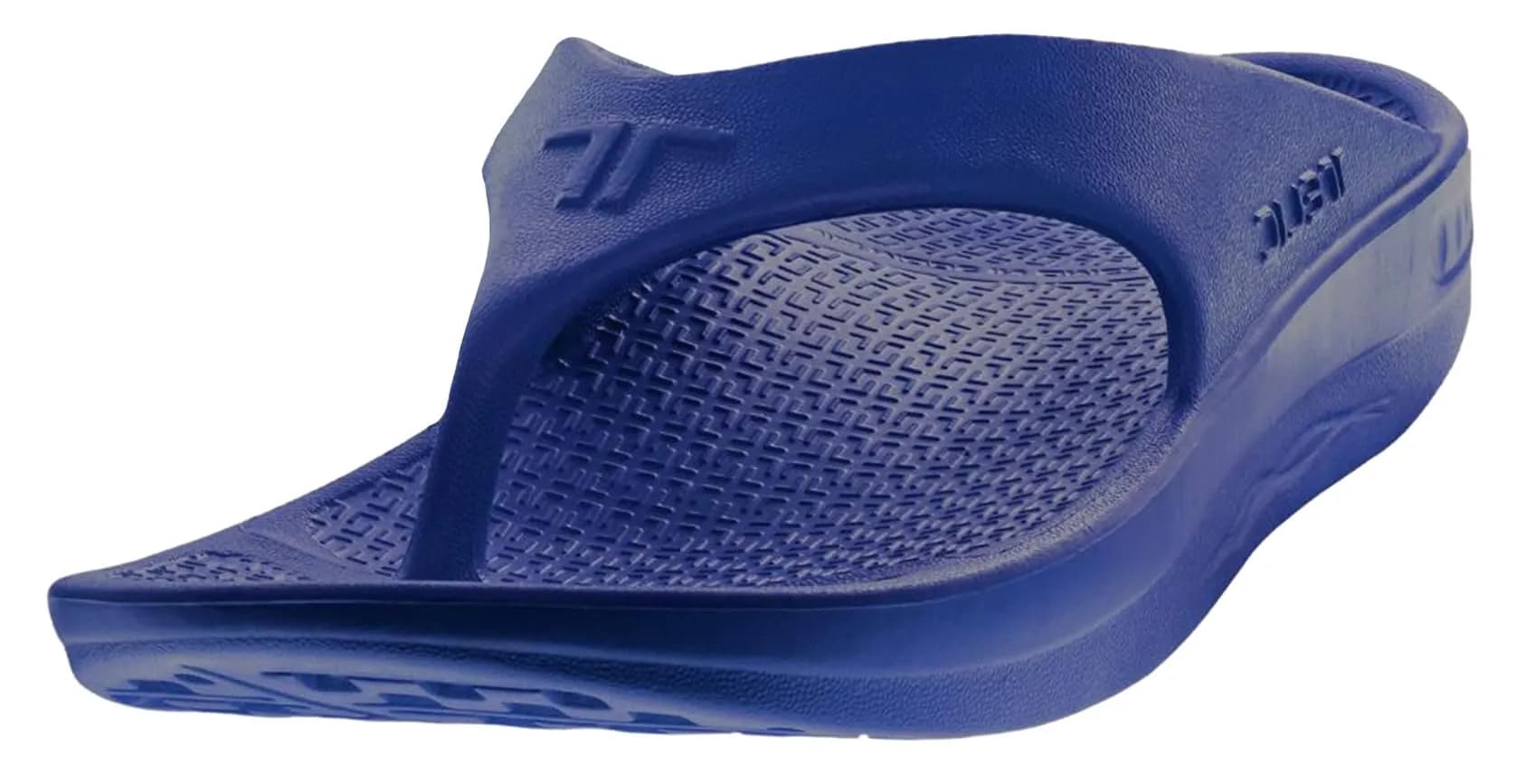 Telic Unisex Adult Energy Flip Flop Sandals, Deep Ocean, 15 Women/14 Men | Pillow-Soft, Waterproof, Supportive (70-120 chars)