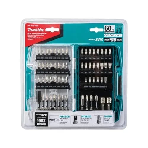 Makita Impact XPS 60 Piece Impact Bit Set with 12-Sided Collar & Torsion Zone | 0.1 kg (0.22 lb) thumbnail 5