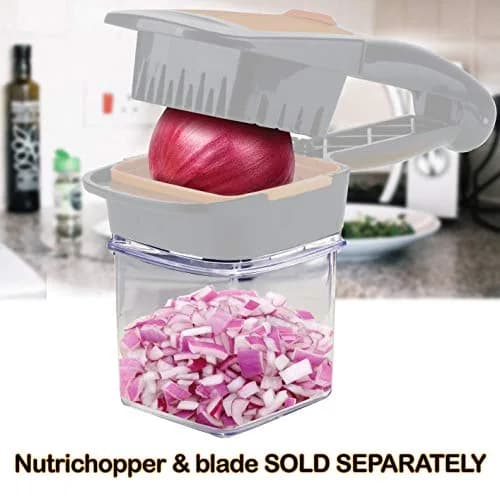 Nutrichopper Transparent Container 2-Pack with Airtight Locking Lid, Dishwasher Safe, Food Grade Acrylic thumbnail 2