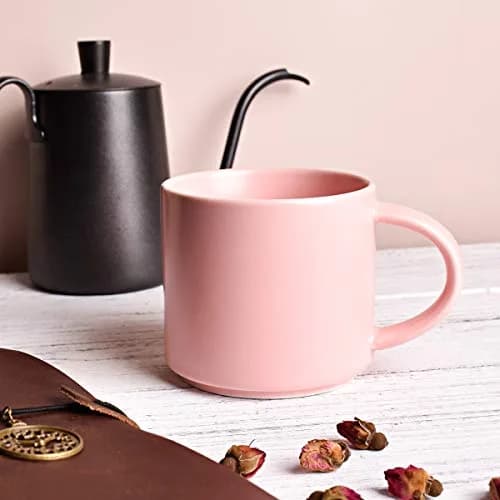 Bosmarlin Matte Ceramic Coffee Mug 385ml (13 oz) | Dishwasher & Microwave Safe thumbnail 4