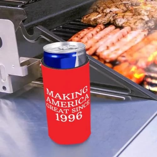 Birthday Gifts For All MAG Since 1996 Slim Can Coolers - 2-Pack | Insulated, Durable & Fits Most 12 oz Cans thumbnail 8