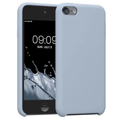 kwmobile TPU Silicone Case Compatible with Apple iPod Touch 6G / 7G | Light Blue Matte, Soft Flexible Protective Cover thumbnail 1