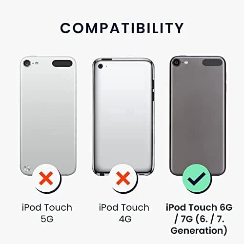 kwmobile TPU Silicone Case Compatible with Apple iPod Touch 6G / 7G | Light Blue Matte, Soft Flexible Protective Cover thumbnail 6